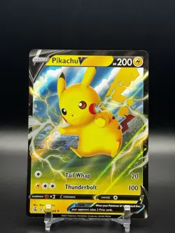 Pikachu V 086/264 2021 Pokemon SWSH Fusion Strike Ultra Rare - Image 1