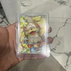 Hisuian Growlithe 181/167 Twilight masquerade Pokemon Double Rare NM Secret - Image 1