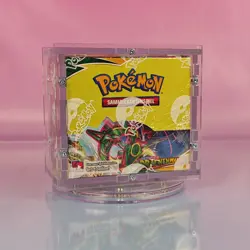 POKEMON SCHWERT&SCHILD DRACHENWANDEL DISPLAY 2021 GERMAN OVP SEALED ACRYL CASE - Image 1