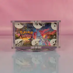 POKEMON SCHWERT&SCHILD DRACHENWANDEL DISPLAY 2021 GERMAN OVP SEALED ACRYL CASE - Image 5