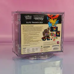 POKEMON HIDDEN FATES DISPLAY ELITE TRAINER BOX 2019 ENG OVP SEALED ACRYL CASE - Image 3