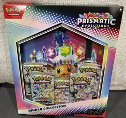 Pokemon Scarlet and Violet Prismatic Evolutions Binder Collection - Image 1
