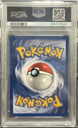 1999 POKEMON FOSSIL #5 GENGAR-HOLO PSA 8 - Image 2
