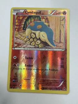 Pokemon TCG Cyndaquil BREAKthrough 18/162 Reverse Holo Common Basic 60HP - Image 1