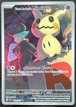 Team Rocket’s Mimikyu ASC 238/217 Ascended Heroes Pokemon TCG-PSA 10 Contender🔥 - Image 2