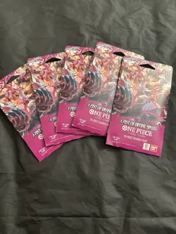 5x One Piece A Fist of Divine Speed OP11 Sleeved Booster Packs - Image 1