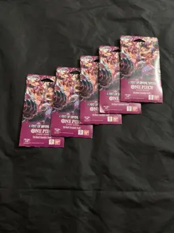 5x One Piece A Fist of Divine Speed OP11 Sleeved Booster Packs - Image 3