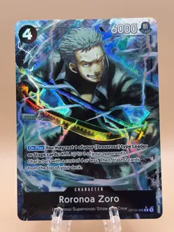 One Piece TCG PRB-02 The Best Vol. 2 Roronoa Zoro Alternate Art - Image 1