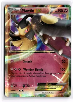 Pokemon TCG Mawile EX XY103 XY Black Star Promo DAMAGED - Image 1