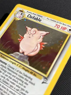 2000 Pokemon Game Base Set 2 5/130 Clefable Holo - Image 3