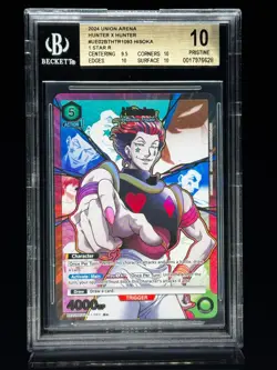 2024 Hunter x Hunter- Union Arena English 1 STAR Hisoka #093 BGS 10 - Image 1