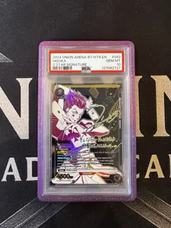 2024 UNION ARENA HUNTER X HUNTER - HISOKA 2 STAR SIG #043 - PSA 10 - Image 1