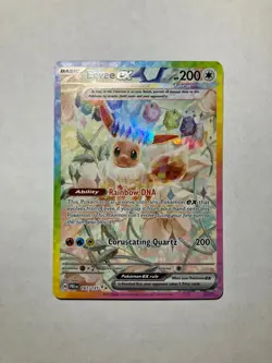 Pokemon TCG Prismatic Evolutions Eevee ex 167/131 Special Illustration Rare NM - Image 1