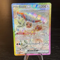 Pokemon TCG Prismatic Evolutions Eevee EX 167/131 Special Illustration Rare - Image 1