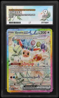 Pokemon TCG Eevee EX 167/131 Prismatic Evolutions Special Illustration Rare ACE9 - Image 1