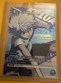 Killua Zoldyck Hunter x Hunter UEX04BT/HTR-2-043 SR☆ 1 Star Union Arena English - Image 2