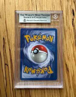 1999 POKEMON BASE SET UNLIMITED #2 BLASTOISE-HOLO BGS 8.5 NM-MINT+ PSA 9 - Image 2