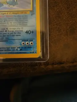 1999 Pokemon Blastoise Base Set 2 Unlimited Holo 100 HP 2 MP With Swirl 2/130 - Image 4