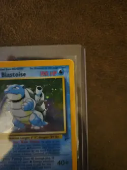 1999 Pokemon Blastoise Base Set 2 Unlimited Holo 100 HP 2 MP With Swirl 2/130 - Image 5