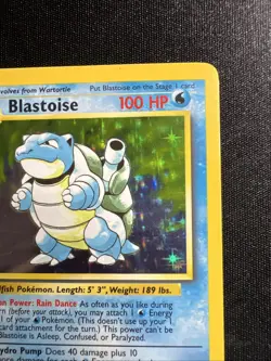 1999 Blastoise 2/102 Holo Rare, Pokemon Base Set Card, LP - Image 4