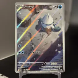 2025 Pokemon Mega Evolution Snover Illustration Rare #140/132 - Image 1