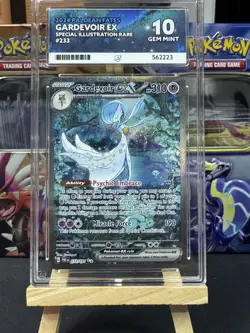 ACE 10 Gardevoir ex 233/091 Paldean Fates Special Illustration Rare Pokemon GM - Image 1