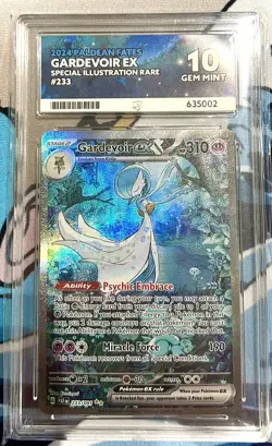 ACE 10 Gardevoir ex 233/091 Paldean Fates Special Illustration Rare Pokemon GM - Image 1