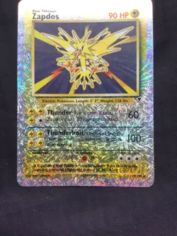 Pokemon Cards: Legendary Collection Reverse Holo: Zapdos 19/110 - Image 2