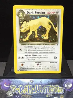 Pokemon Card Dark Persian 6/110 Legendary Collection Holo Rare Light Play - Image 1
