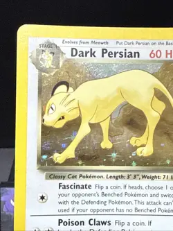 Pokemon Card Dark Persian 6/110 Legendary Collection Holo Rare Light Play - Image 3