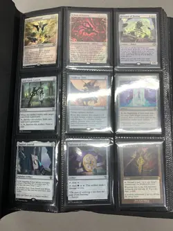 Magic The Gathering Card lot in Card Holder. See Video - Image 1