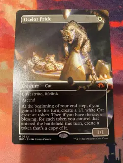 MTG Modern Horizons 3 Ocelot Pride Borderless - Image 1
