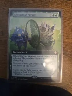 Springleaf Parade (Extended Art) Commander: Lorwyn Eclipsed Regular - Image 1