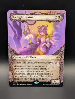 MTG - Twilight Diviner - SHOWCASE - Creature Elf Cleric - ECL #315 - Rare - Image 1