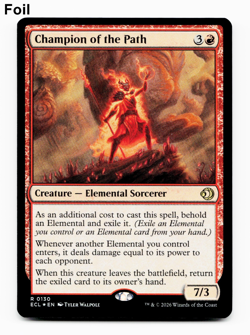 Champion of the Path (FOIL) - [Lorwyn Eclipsed] Magic MTG ECL 0130 NM 🔥 - Image 1