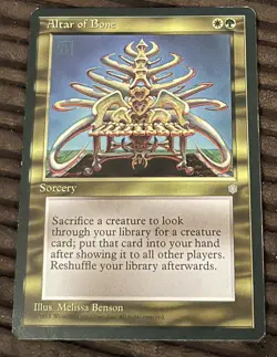 Altar of Bone Ice Age light play (MTG Magic Card) (381575) Gold card - Image 1