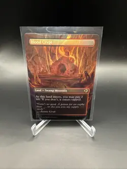 Blood Crypt (Borderless) Lorwyn Eclipsed Foil Magic The Gathering Card - Image 1