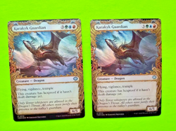 MTG Tarkir Dragonstorm - Lot of 2 Karakyk Guardian - Showcase - Foil Cards - Image 1