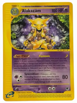 Alakazam - 33/165 Expedition 2002 - E-Reader WOTC - Pokemon TCG - Image 1