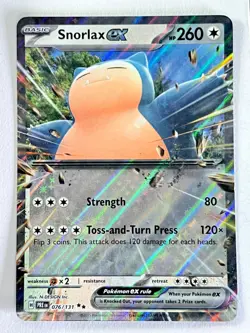 Snorlax ex 076/131 Double Rare Prismatic Evolutions Pokemon TCG - Near Mint - NM - Image 1