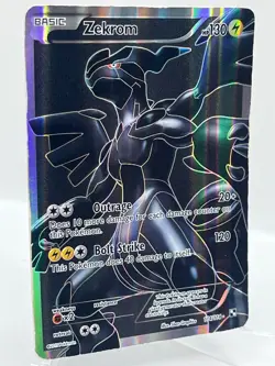 Zekrom 114/114 Black & White Holo Full Art Vintage Pokemon TCG Card - Image 2