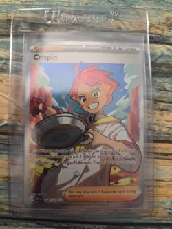 2024 Pokemon SV Stellar Crown SCR EN Crispin #164/142 - Image 1