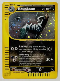 2003 Pokemon Skyridge H11/H32 Houndoom Holo Rare Mint !! - Image 1