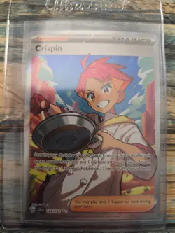 2024 Pokemon SV Stellar Crown SCR EN Crispin #164/142 - Image 1