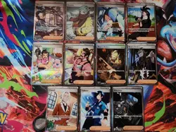 Pokemon Paldea Evolved Lot of 11 Full Art Trainers Including 4 SIR's - Image 1