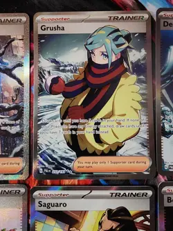 Pokemon Paldea Evolved Lot of 11 Full Art Trainers Including 4 SIR's - Image 3