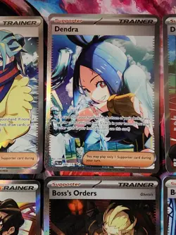 Pokemon Paldea Evolved Lot of 11 Full Art Trainers Including 4 SIR's - Image 4