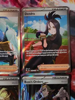 Pokemon Paldea Evolved Lot of 11 Full Art Trainers Including 4 SIR's - Image 5