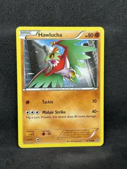 2015 Pokemon XY Roaring Skies Hawlucha 39/108 Common Basic HP - Image 1