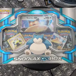 Pokemon Snorlax GX Box Promo Exclusive English Trading Card Game - Image 1